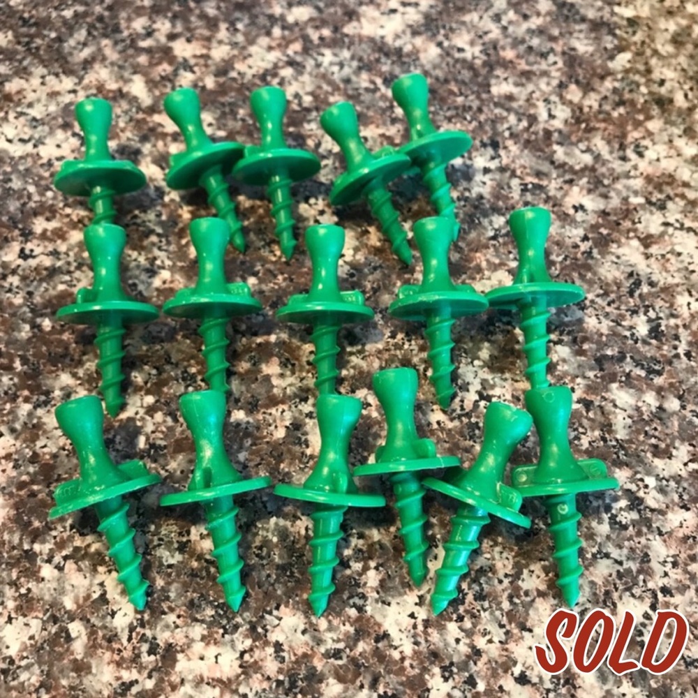 The Pampered Chef Green Corn Cob Knobs - 8 Pairs